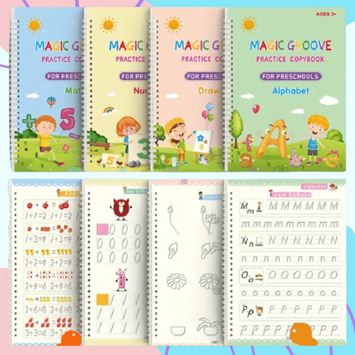 Magic Handwriting Book (4 Pack)